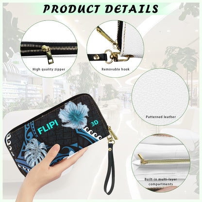 Cartera con Cordón de Cuero Genuino - 2025 -**FLIPI FULL 3D**| Diseño Elegante y Funcional | Envío Gratis en **FLIPISHOP.COM**