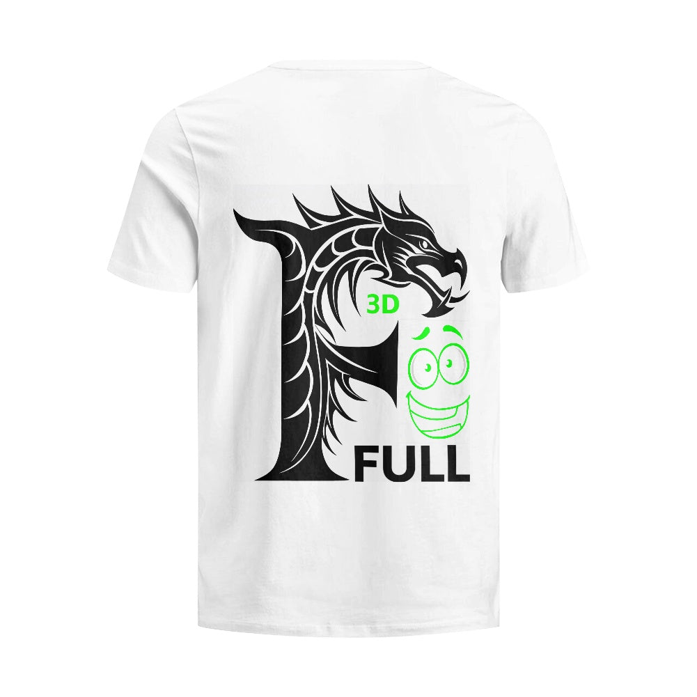 Camiseta Blanca Algodón Personalizadas **FLIPI FULL 3D** | Moda 2025 | Envío Gratis en **FLIPISHOP.COM**