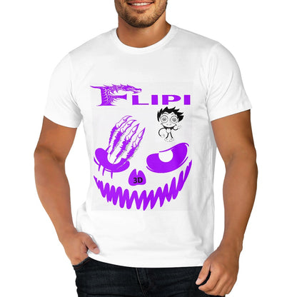 Camiseta Blanca Algodón Personalizadas **FLIPI FULL 3D** | Moda 2025 | Envío Gratis en **FLIPISHOP.COM**