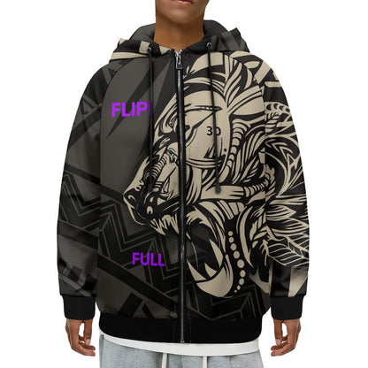 Sudadera Térmica | Capucha y Cremallera para Hombre | Moda **FLIPI FULL 3D** Disfruta - 2025 | Manga Larga, Alta Calidad | Envío Gratis en **FLIPISHOP.COM**