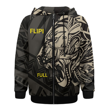 Sudadera Térmica | Capucha y Cremallera para Hombre | Moda **FLIPI FULL 3D** Disfruta - 2025 | Manga Larga, Alta Calidad | Envío Gratis en **FLIPISHOP.COM**