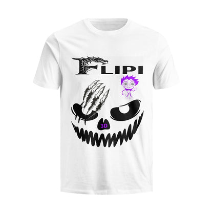 Camiseta Blanca Algodón Personalizadas **FLIPI FULL 3D** | Moda 2025 | Envío Gratis en **FLIPISHOP.COM**