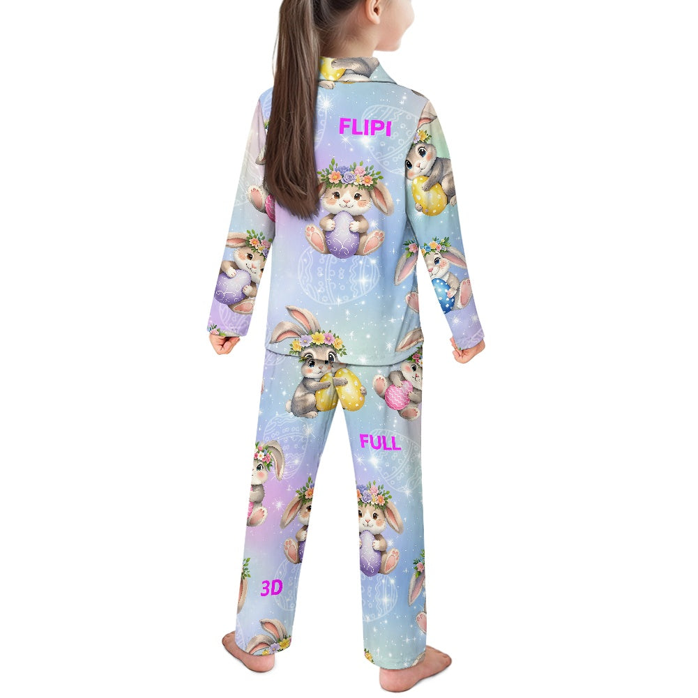 Conjunto de pijama | Manga Larga con Botones para Niños Unisex **FLIPI FULL 3D** | Comodidad Nocturna | Envíos Gratis **FLIPISHOP.COM**