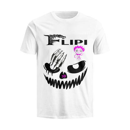 Camiseta Blanca Algodón Personalizadas **FLIPI FULL 3D** | Moda 2025 | Envío Gratis en **FLIPISHOP.COM**