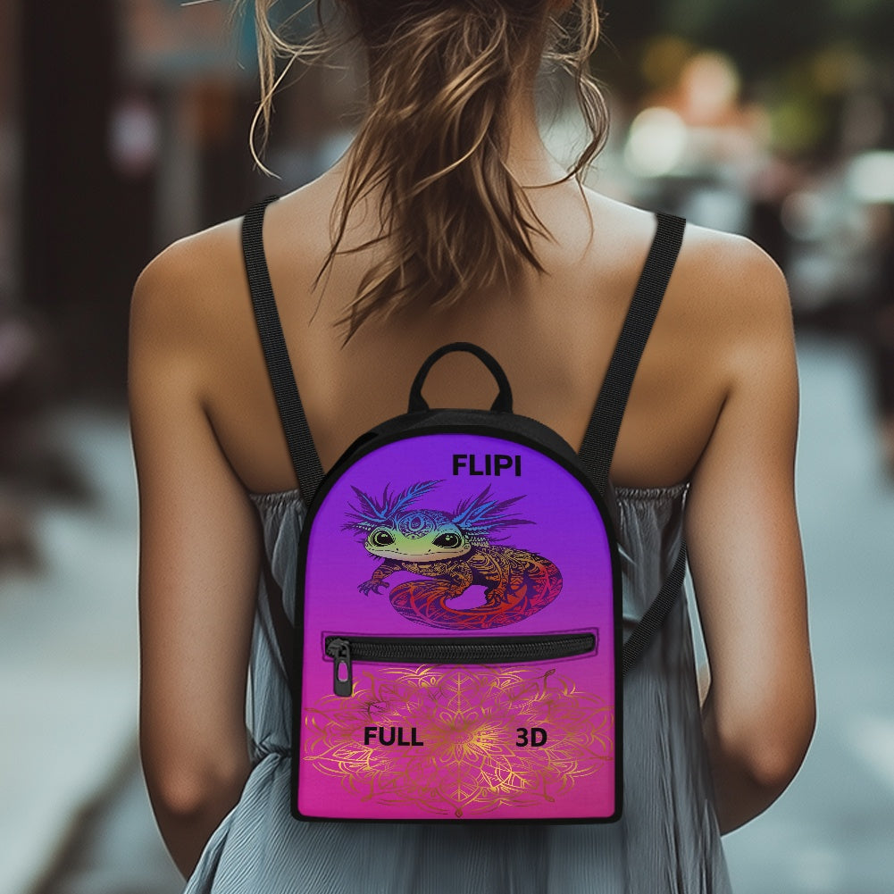 Mochila Pequeña Impermeable para Mujer **FLIPI FULL 3D** | Funcionalidad y Estilo Diario | Envíos Gratis **FLIPISHOP.COM**