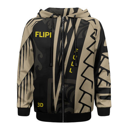 Sudadera Térmica | Capucha y Cremallera para Hombre | Moda **FLIPI FULL 3D** Disfruta - 2025 | Manga Larga, Alta Calidad | Envío Gratis en **FLIPISHOP.COM**