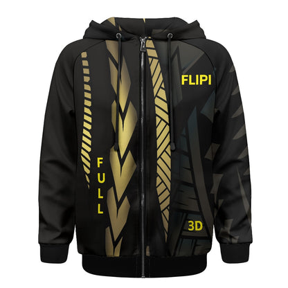 Sudadera Térmica | Capucha y Cremallera para Hombre | Moda **FLIPI FULL 3D** Disfruta - 2025 | Manga Larga, Alta Calidad | Envío Gratis en **FLIPISHOP.COM**