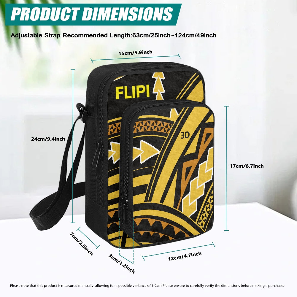 Bolso Bandolera Cuadrado Pequeño **FLIPI FULL 3D** | Compacto y Elegante Moda - 2025 | Envío Gratis en **FLIPISHOP.COM**