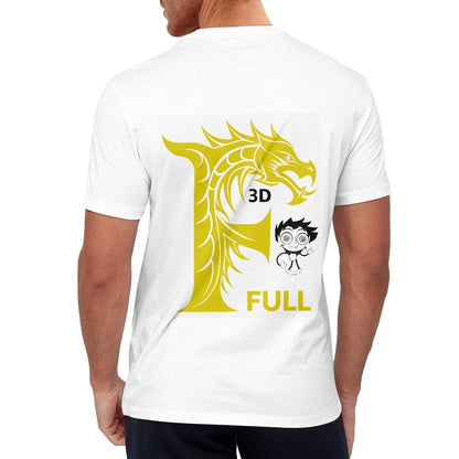 Camiseta Blanca Algodón Personalizadas **FLIPI FULL 3D** | Moda 2025 | Envío Gratis en **FLIPISHOP.COM**