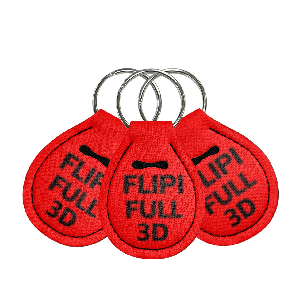 Paquete de 3 Llaveros Personalizados **FLIPI FULL 3D** | Diseño Exclusivo y Divertido | Envío Gratis en **FLIPISHOP.COM**