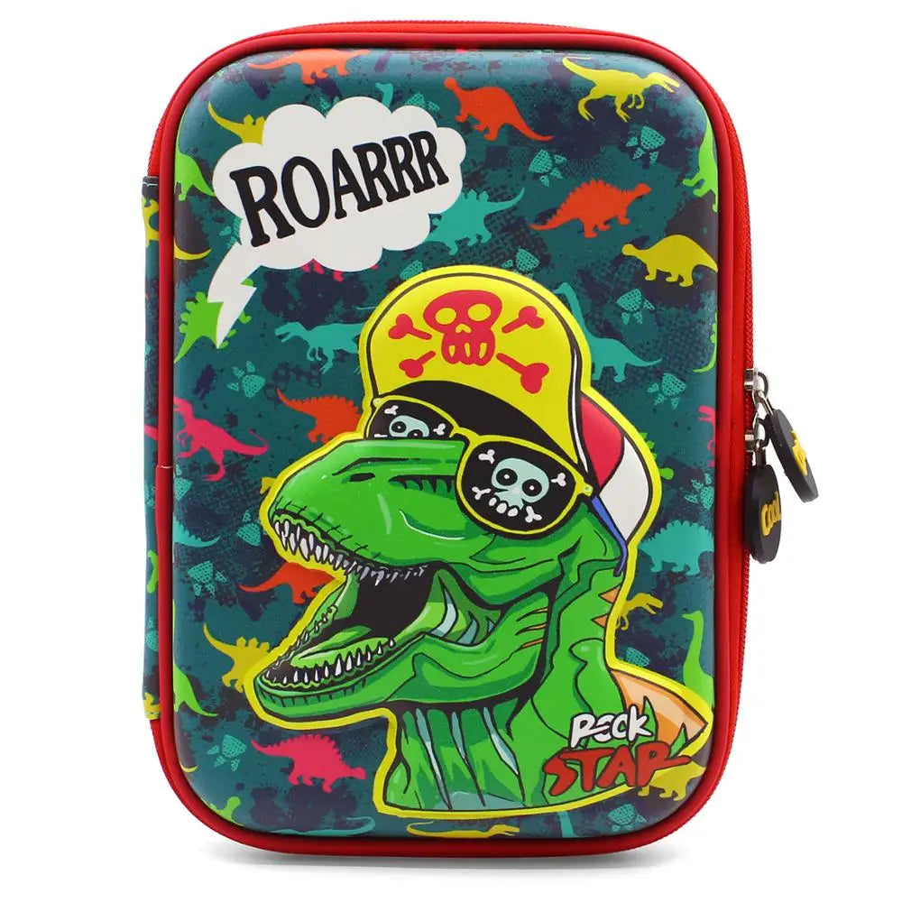 Estuche kawaii material escolar astuccio scuola útiles escolares piorniki estuches de hojas lindo dinosaurio 2020 caja de lápices EVA