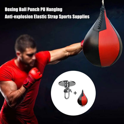 Bolsa de Boxeo Profesional de PU con Bolas de Velocidad | Bolsa de Boxeo en Forma de Pera | Entrenamiento de Fitness MMA | Envío Gratis en **FLIPISHOP.COM**