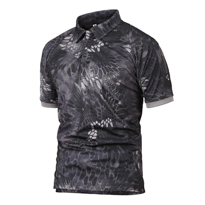 Camiseta táctica de secado rápido de verano para hombre camuflaje al aire libre camisa de ocio manga corta multicam mandrágora negra camisetas de camuflaje equipo