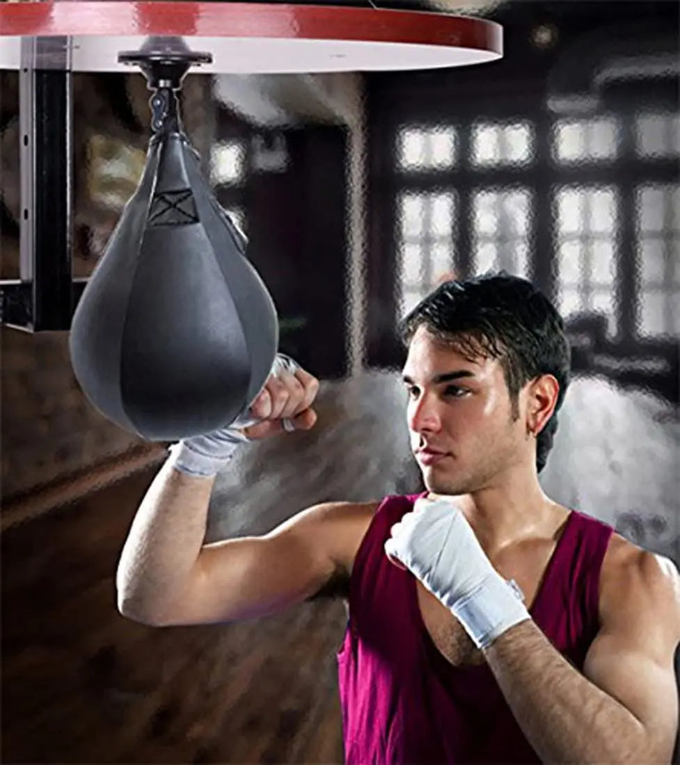 Bolsa de Boxeo Profesional de PU con Bolas de Velocidad | Bolsa de Boxeo en Forma de Pera | Entrenamiento de Fitness MMA | Envío Gratis en **FLIPISHOP.COM**