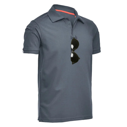 Camisa polo verano-2024-táctico fuerza aérea casual militar ejército camisa corta polos para hombre camisa polo