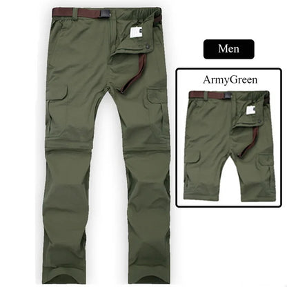 Pantalones de Senderismo Extraíbles de Secado Rápido para Hombre | Pantalones Transpirables y Impermeables para Deportes al Aire Libre | Envío Gratis en **FLIPISHOP.COM**