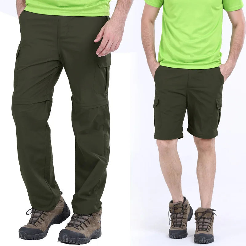 Pantalones de Senderismo Extraíbles de Secado Rápido para Hombre | Pantalones Transpirables y Impermeables para Deportes al Aire Libre | Envío Gratis en **FLIPISHOP.COM**