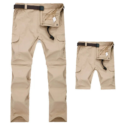 Pantalones de Senderismo Extraíbles de Secado Rápido para Hombre | Pantalones Transpirables y Impermeables para Deportes al Aire Libre | Envío Gratis en **FLIPISHOP.COM**