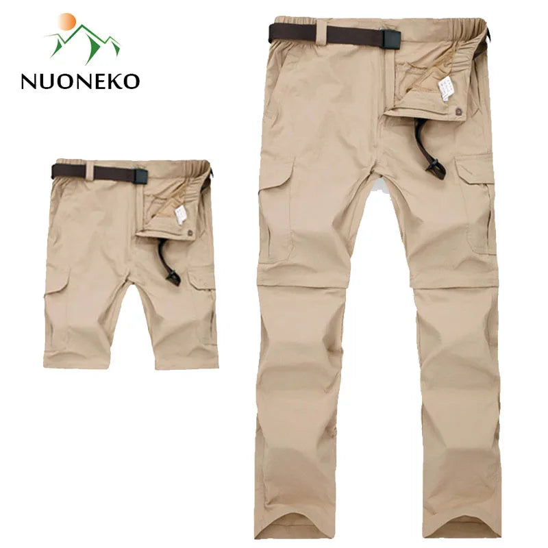 Pantalones de Senderismo Extraíbles de Secado Rápido para Hombre | Pantalones Transpirables y Impermeables para Deportes al Aire Libre | Envío Gratis en **FLIPISHOP.COM**