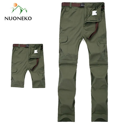 Pantalones de Senderismo Extraíbles de Secado Rápido para Hombre | Pantalones Transpirables y Impermeables para Deportes al Aire Libre | Envío Gratis en **FLIPISHOP.COM**