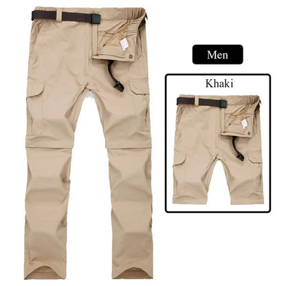 Pantalones de Senderismo Extraíbles de Secado Rápido para Hombre | Pantalones Transpirables y Impermeables para Deportes al Aire Libre | Envío Gratis en **FLIPISHOP.COM**