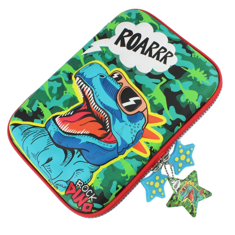 Estuche kawaii material escolar astuccio scuola útiles escolares piorniki estuches de hojas lindo dinosaurio 2020 caja de lápices EVA