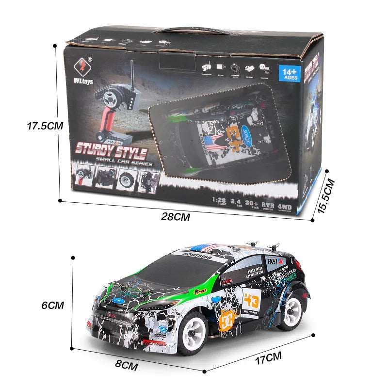 Coches de juguete 2.4G Camión de control RC Buggy RC Coche de carreras RTR Drift Alloy Off Road Car Crawler Juguetes, Envío 0.00 $.