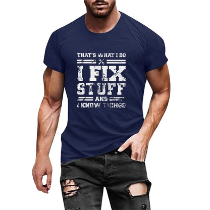 Camisetas de manga corta para hombre, verano 2024, tallas grandes, deportivas, fitness, estampado de letras, playeras para hombres, ropa de calle con cuello redondo para hombre