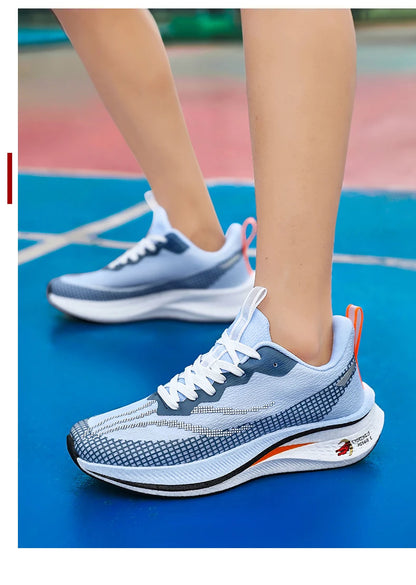 Zapatillas de tenis para hombre, zapatillas informales, zapatillas para correr maratón, zapatillas ligeras y cómodas con placa de carbono para mujer, calzado deportivo