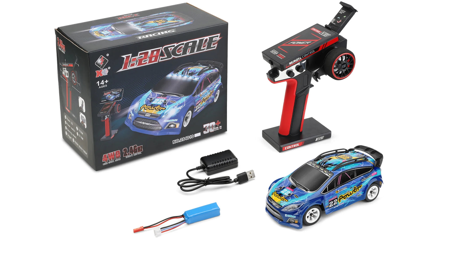 Coches Drifting PRO, WLtoys 1/28 rc coche 284010 284161 4WD Drive Off-Road 2.4G 30KM/H Coche de aleación de alta velocidad 1:28 Rally Racing Car Juguetes para niños Regalo, Envío 0.00 $.