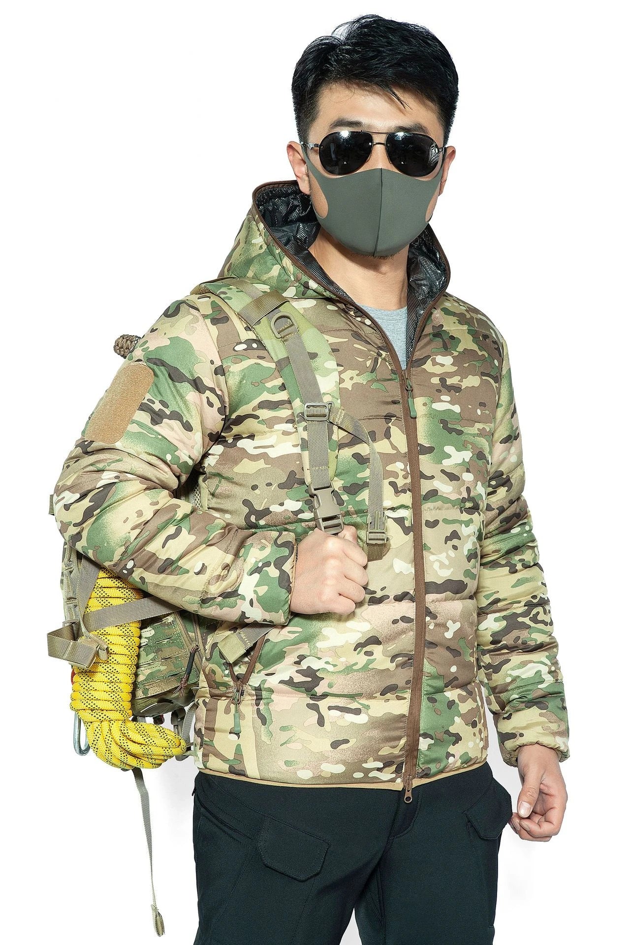 Chaqueta Resistente al Desgaste para Hombre | Abrigo de Caza Camuflaje Táctico Militar | Sin Gastos De Envío | **FLIPISHOP.COM**