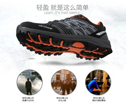 Zapatos de pesca y caza impermeables para exteriores, calzado deportivo para montar en montaña y todoterreno, calzado de senderismo para hombre, calzado de viaje transpirable de malla, Envío 0.00 $.