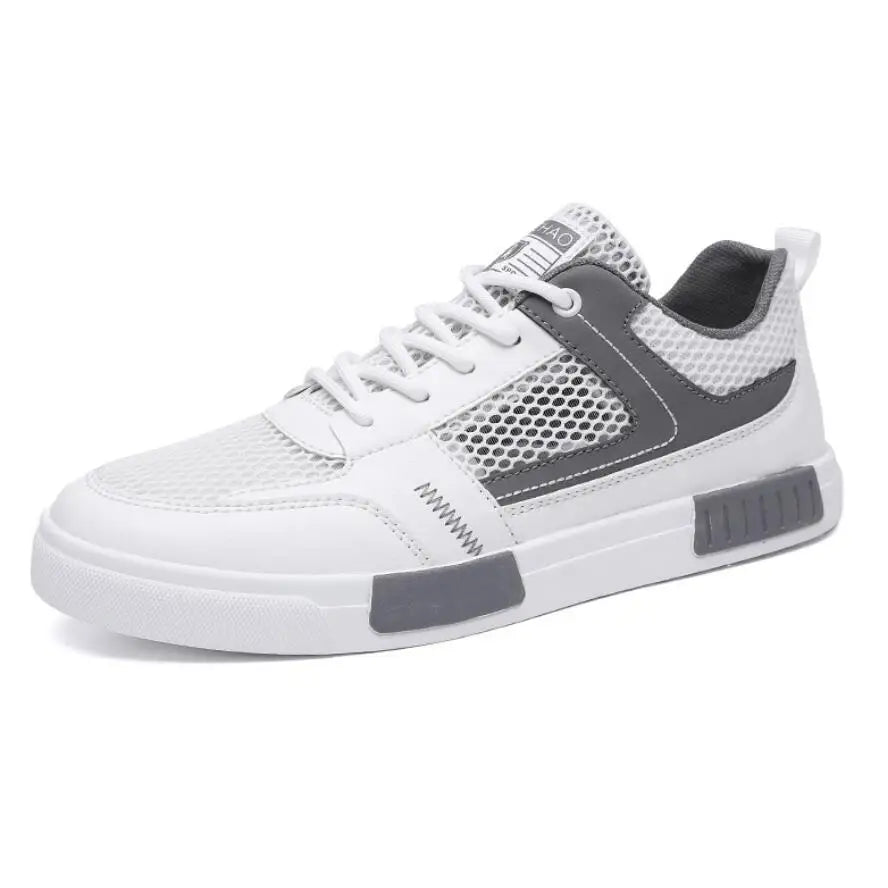 Zapatillas gruesas para hombre, zapatos de tabla, moda informal, de microfibra, de cuero, transpirables, plataforma, deportivas, tenis de hombre, zapatillas