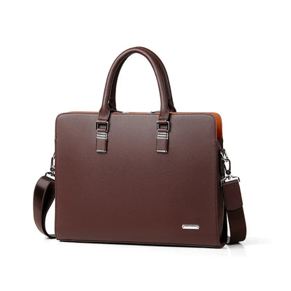 Maleta de lujo Bolsos laterales Business Tote Bag Maletín ejecutivo Hombre Laptop Bolso de mano para hombre Marca