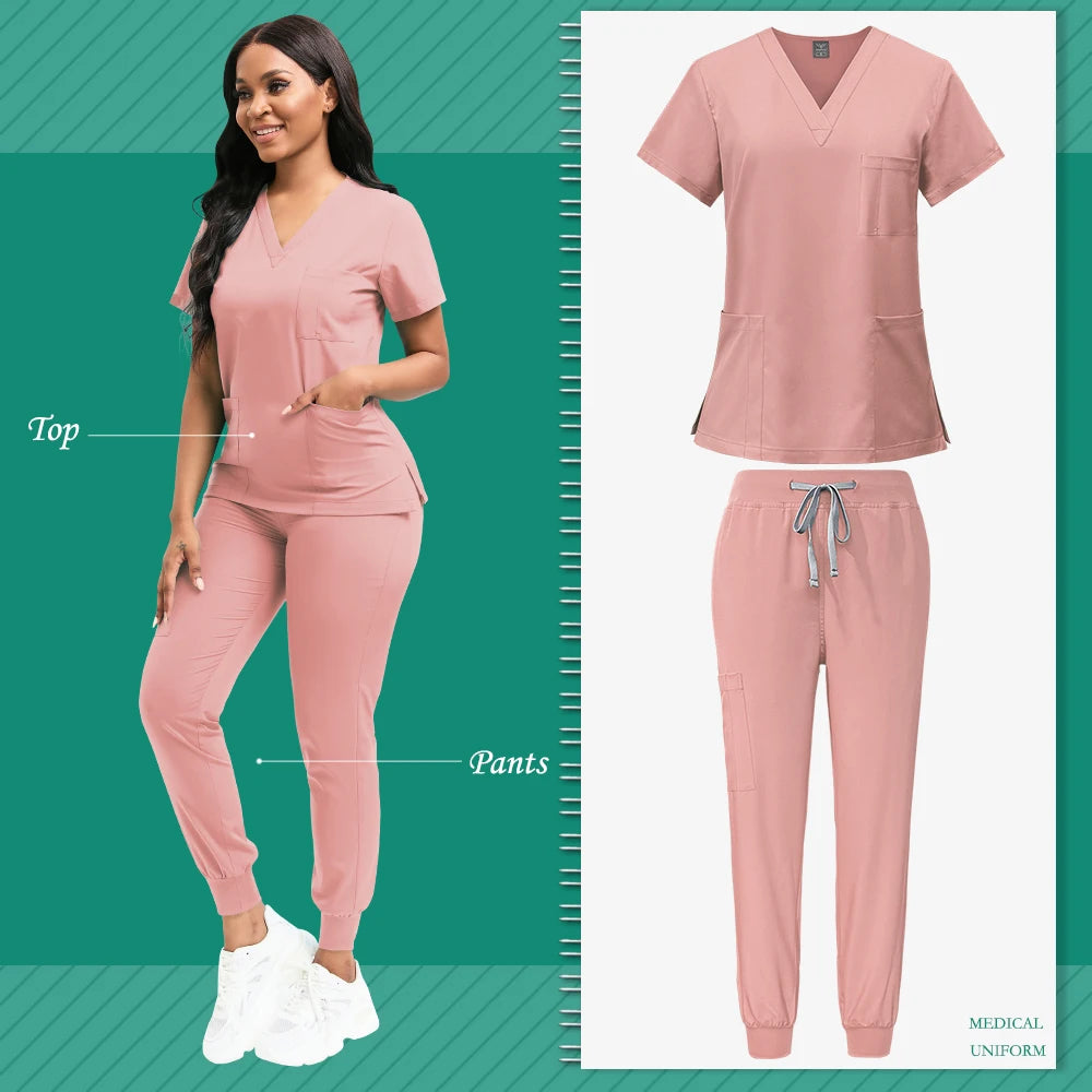 Conjunto de Uniformes Médicos para Mujeres | Uniforme Unisex para Belleza, SPA y Veterinaria | Envío Gratis en **FLIPISHOP.COM**