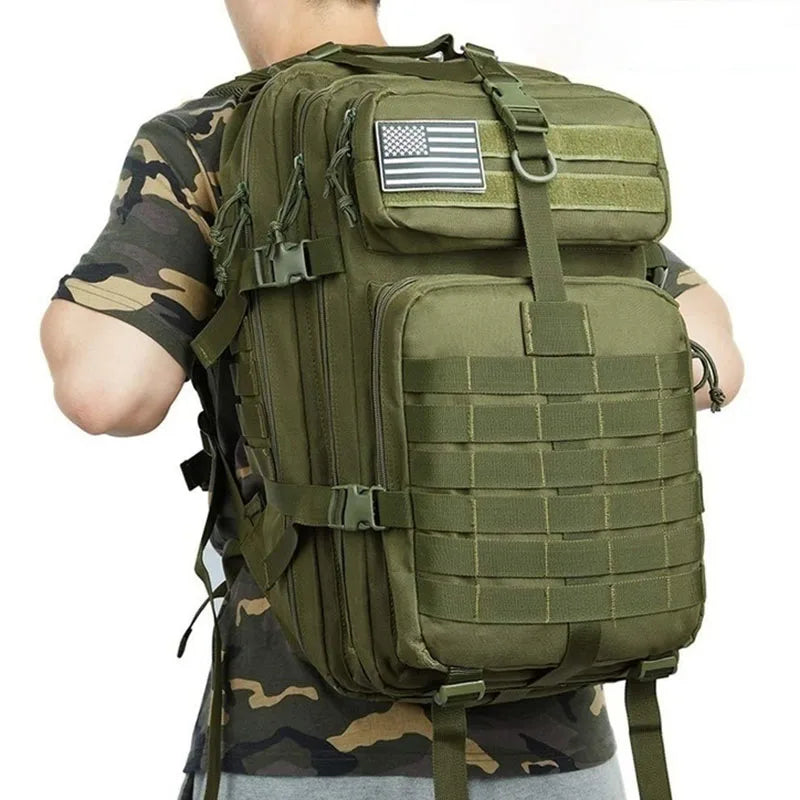 Mochilas Impermeables Ejército Deportes al Aire Libre Mochila Táctica Militar 900D Nylon Camping Senderismo Trekking Bolsa de Caza, Envío 0.00 $.