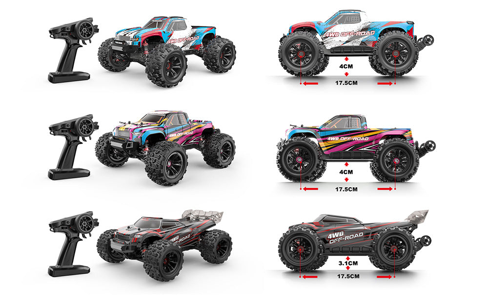 Coche teledirigido MJX Hyper Go 16210 sin escobillas, alta velocidad, 4x4, control remoto, todoterreno, camión de ruedas grandes, coches teledirigidos para adultos, Monster Truck, Envío 0.00 $.