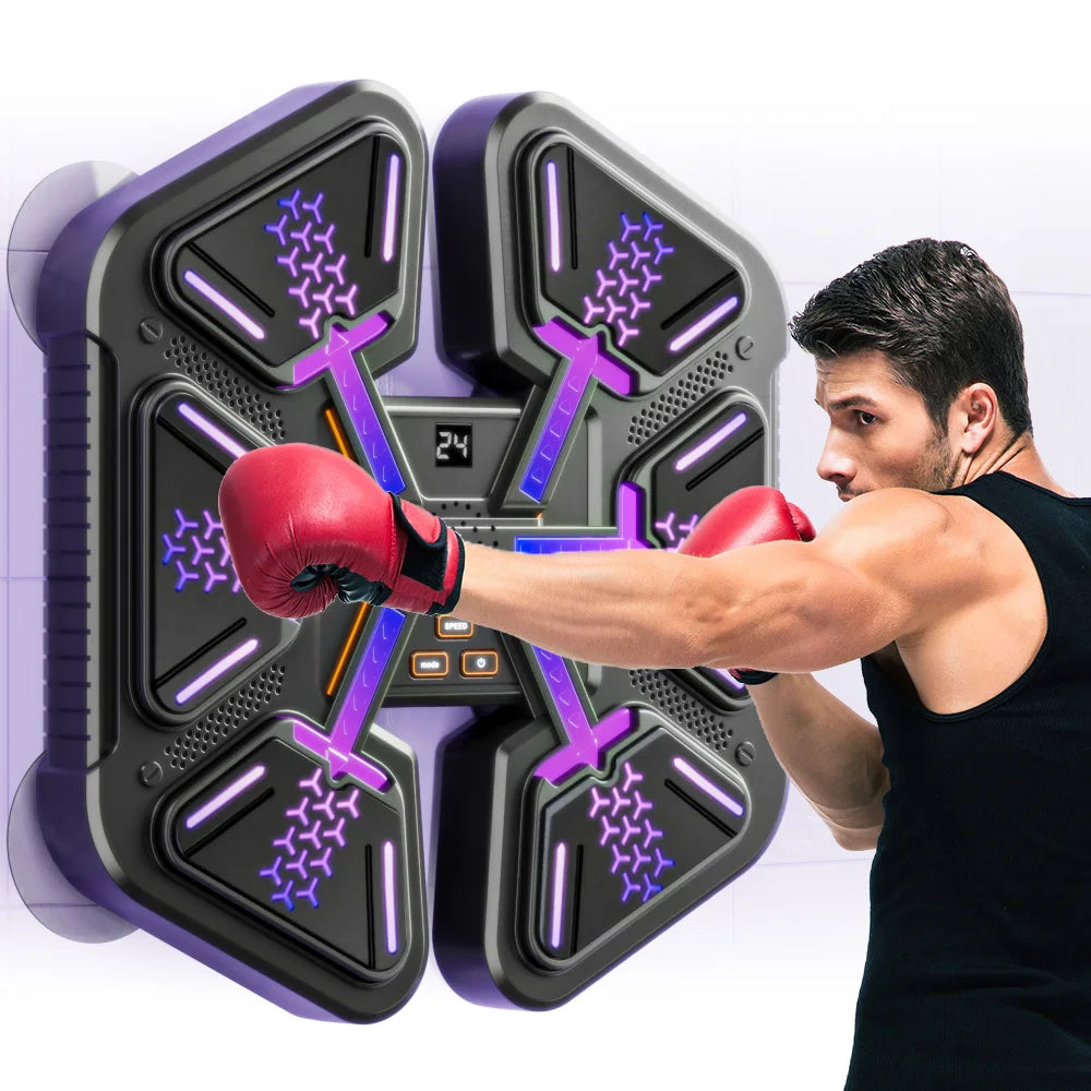 Máquina de Boxeo con Música Inteligente | Entrenador de Boxeo para Adultos y Niños | Ejercicios en Casa | Entrenamiento de Respuesta | Boxeo con Objetivo de Pared | Envío Gratis en **FLIPISHOP.COM**