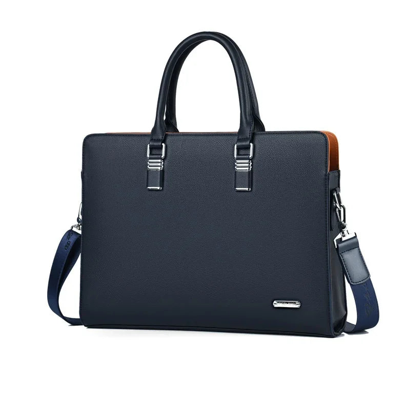 Maleta de lujo Bolsos laterales Business Tote Bag Maletín ejecutivo Hombre Laptop Bolso de mano para hombre Marca