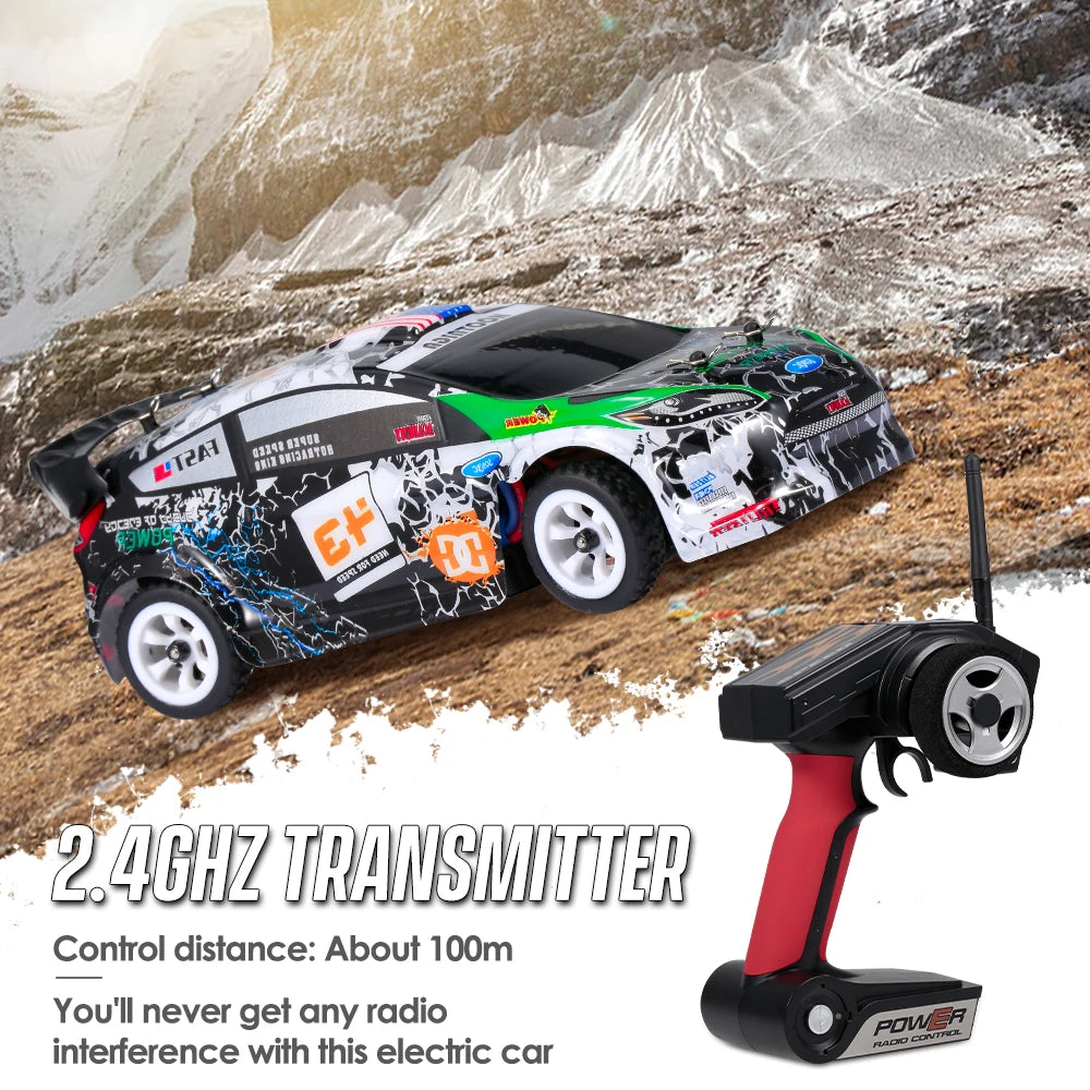 Coche Drifting PRO, WLtoys K989 RC Racing Drift Car 1:28 4WD Drive Off-Road 2.4G Alta Velocidad 30Km/H Alloy RC Car 1/28 Drift Rally Vehicle Juguetes, Envío 0.00 $.