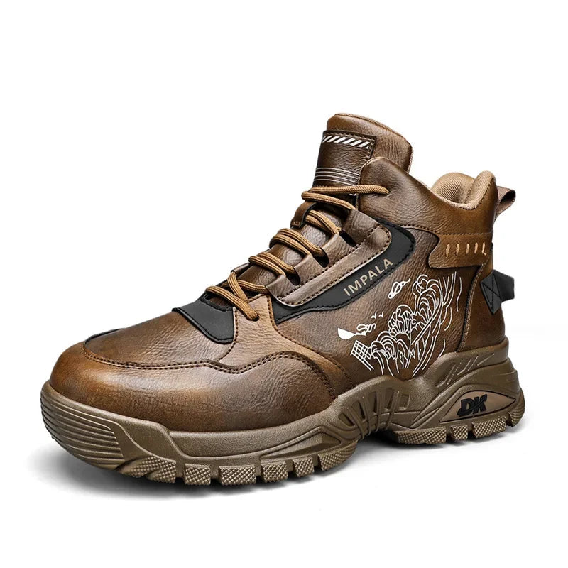 Botas Deportivas Retro de Caña Alta Shijunyi 2025 | Zapatos Elevados Antideslizantes con Suela Gruesa | Moda Casual para Montañismo | Envíos Gratis en **FLIPISHOP.COM**