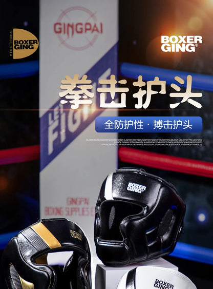 Casco de Kickboxing GINGPAI SPORT | Protector de Cabeza Unisex para Karate, MMA y Entrenamiento | Envío Gratis en **FLIPISHOP.COM**