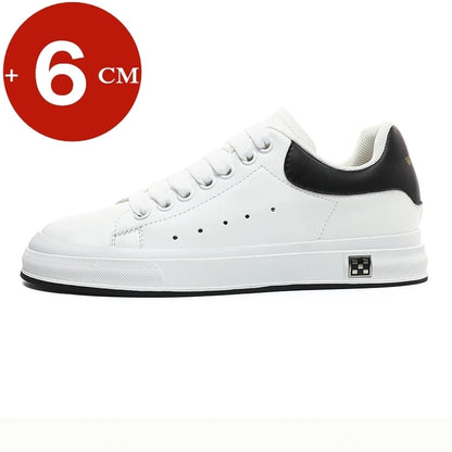 Sneakers Elevadores para Hombre | Aumenta Tu Altura en 6cm | Zapatillas Blancas y Negras de Moda Deportiva Tallas Grandes 37-46 con Envío Gratis Todo el Año - FLIPISHOP"