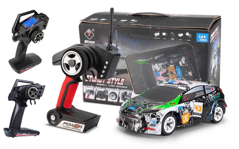 Coches Drifting PRO,WLtoys K989 1:28 4WD 2.4G Mini RC Racing Car High Speed Off-Road LED Remote Control Drift Toys Alloy Vehicle Children Kids Gift, Envío 0.00 $.