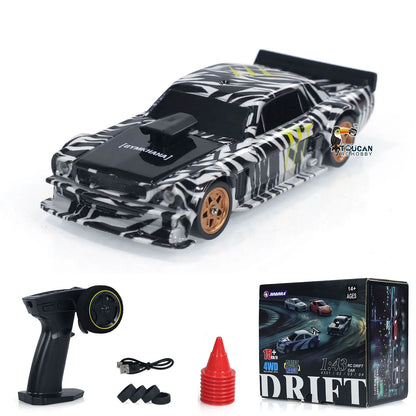 Coche Mini Drifting de carreras RC 4WD a control remoto, escala 1/43, 2,4 g, juguete de vehículo de motor de alta velocidad, modelo para niños, regalos TH 23884, Envío 0.00 $.