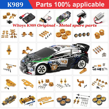 Coche de Drifting POR-Eje de junta universal CVD de metal con tuerca para Wltoys K969 K989 K979 P929 284131 1/28 RC Car Upgrades Parts Accesorios para coche, Envío 0.00 $