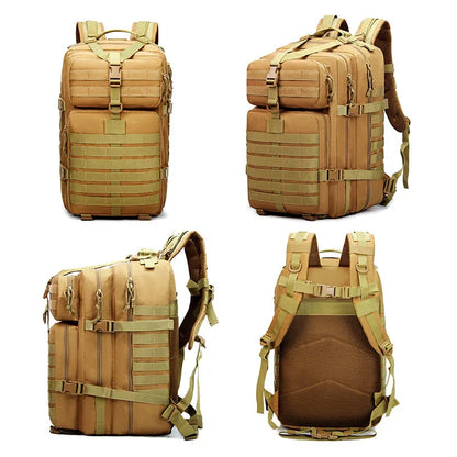 Mochila militar para exteriores de 30 l/50 l, MOLLE, para mujeres y hombres, para senderismo al aire libre, nueva mochila táctica portátil MOLLE 3P, para viajesSudadera con capucha gráfica de manga larga con bolsillo canguro.3D, Envío 0.00 $.