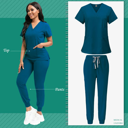 Conjunto de Uniformes Médicos para Mujeres | Uniforme Unisex para Belleza, SPA y Veterinaria | Envío Gratis en **FLIPISHOP.COM**