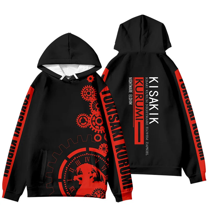 Sudadera con Capucha 3D de Date A Live | Inspirada en Tokisaki Kurumi | Ropà Moderna para - 2025  | Envío Gratis en **FLIPISHOP.COM**