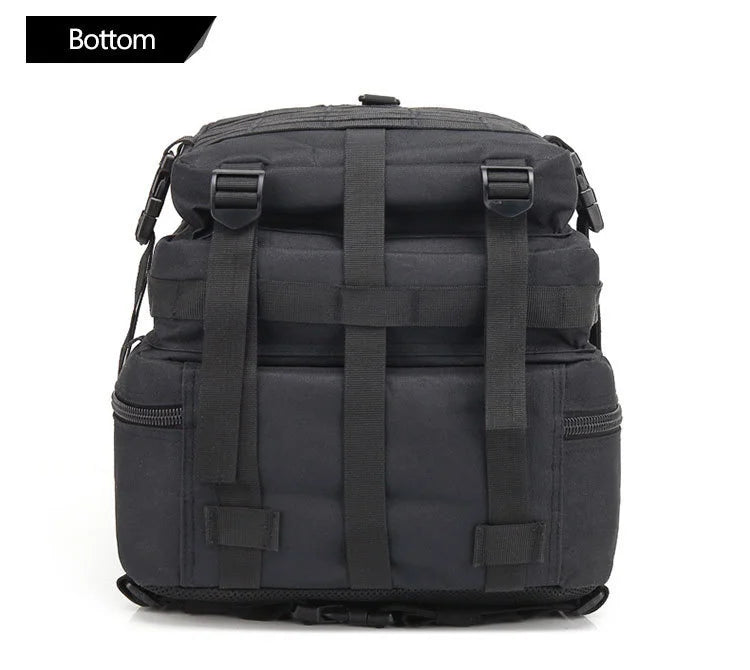 Mochilas tácticas para hombre QT&QY de 50 l, bolsas de viaje de supervivencia, mochila de asalto 3P para exteriores, mochila EDC Molle para senderismo, bolsa de caza.